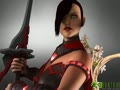 3D Warrior Game Character Modeling and Rigging Animation for Lady
